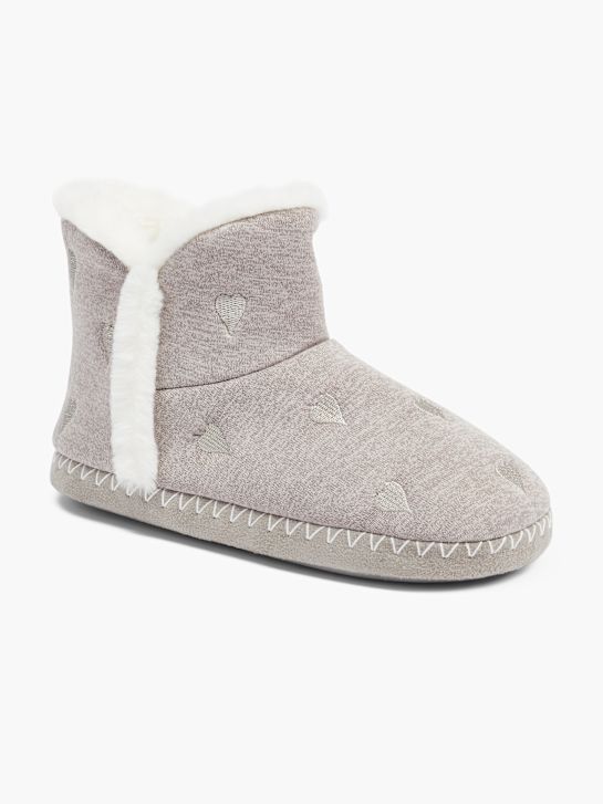 casa mia geschlossene pantoffel grau deichmann