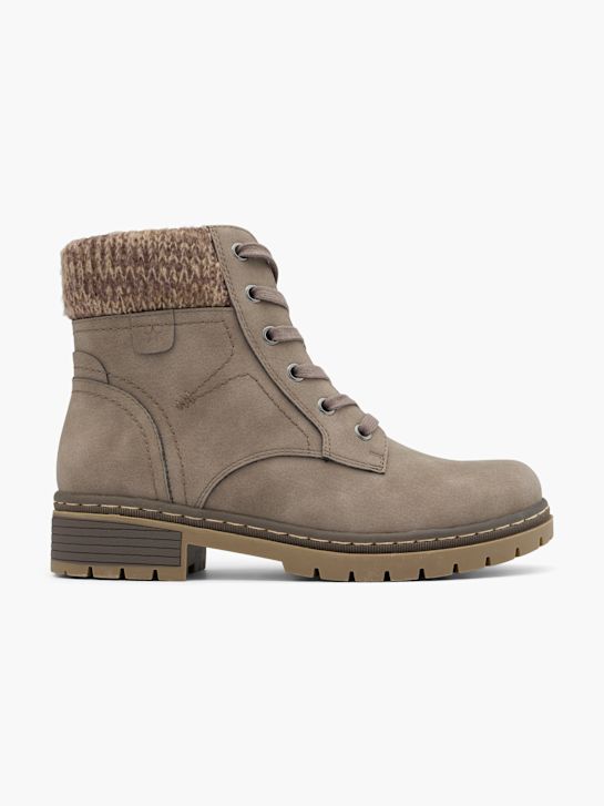 easy street lace-up-boot-taupe deichmann