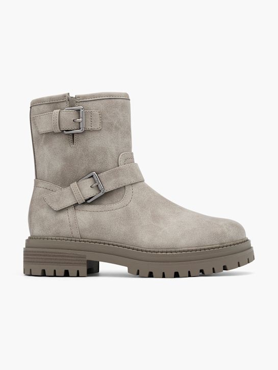 graceland biker-boot in grau deichmann