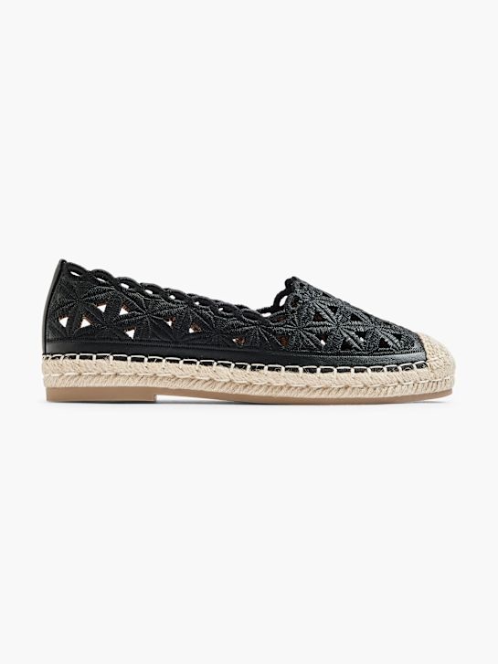 graceland espadrille-black deichmann