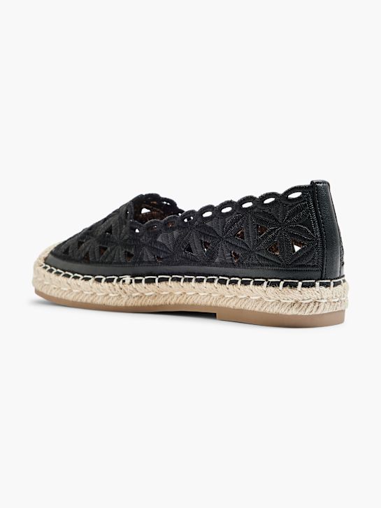 graceland espadrille-black deichmann