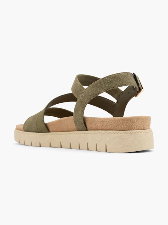 graceland sandale khaki deichmann