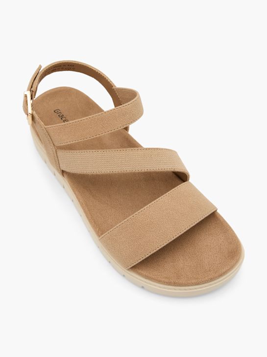 graceland sandale beige deichmann