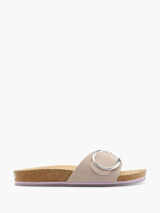 esprit-fußbett sandale beige deichmann