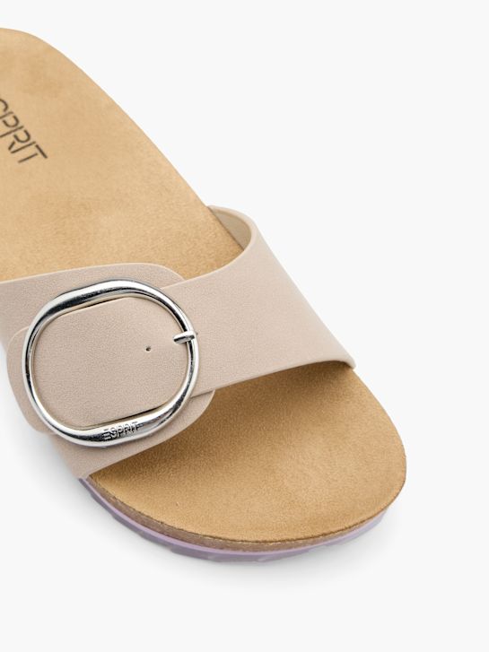 esprit-fußbett sandale beige deichmann