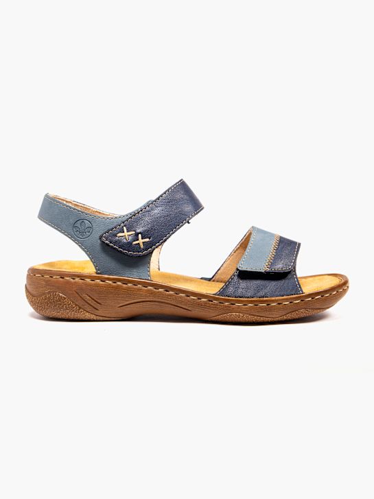 rieker sandale blau deichmann