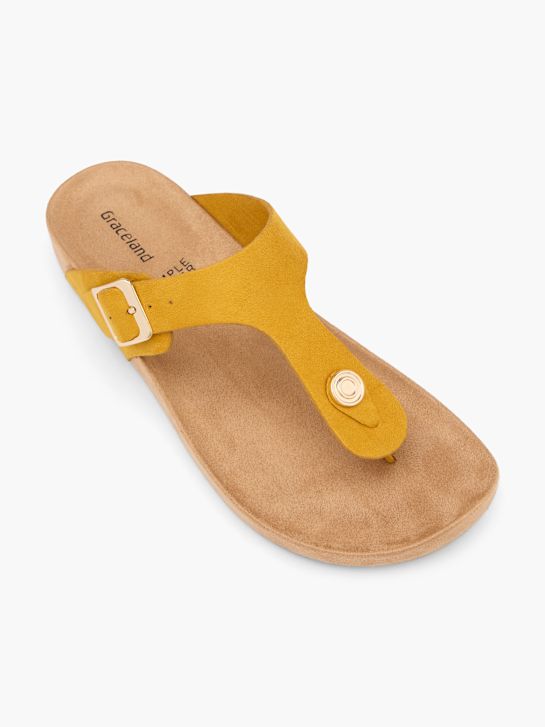 graceland flip flop gelb deichmann
