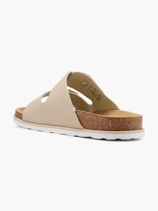 esprit-fußbett sandale beige deichmann