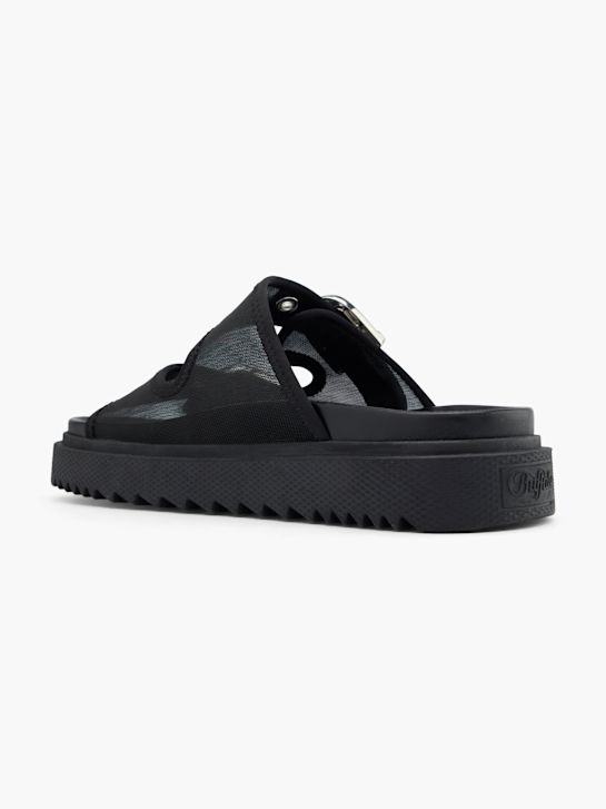 buffalo-fußbett sandale black deichmann