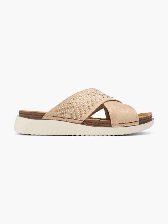 easy street-fußbett sandale beige deichmann
