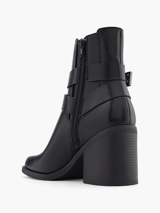 catwalk heeled chelsea boot-black deichmann