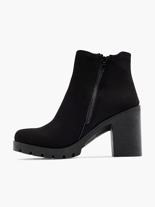 graceland heeled chelsea boot-black deichmann