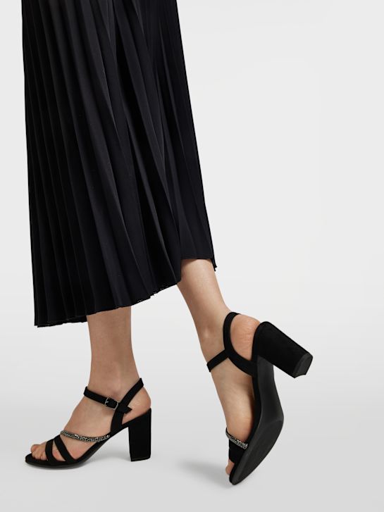graceland heeled sandal black deichmann