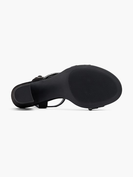 graceland heeled sandal black deichmann