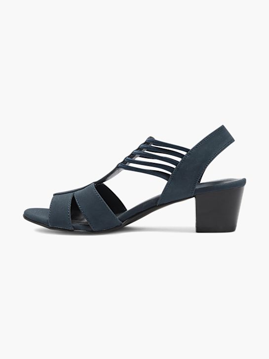 graceland heeled sandal blau deichmann
