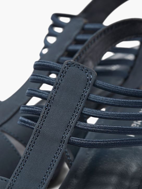 graceland heeled sandal blau deichmann