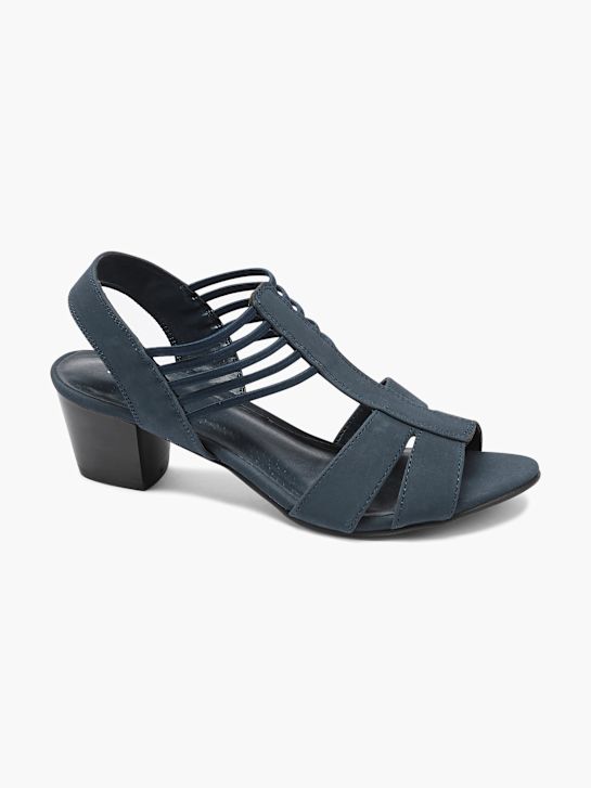 graceland heeled sandal blau deichmann