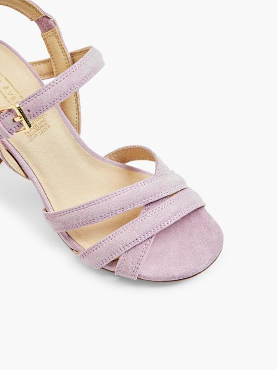 5th avenue heeled sandal purple deichmann