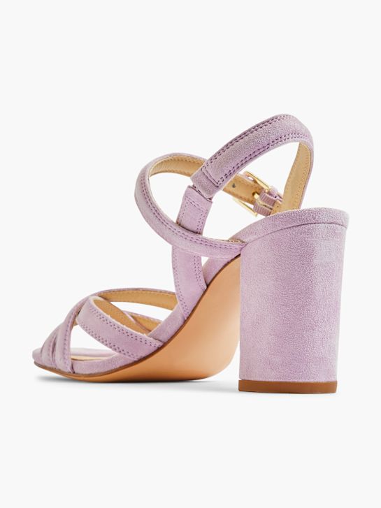 5th avenue heeled sandal purple deichmann