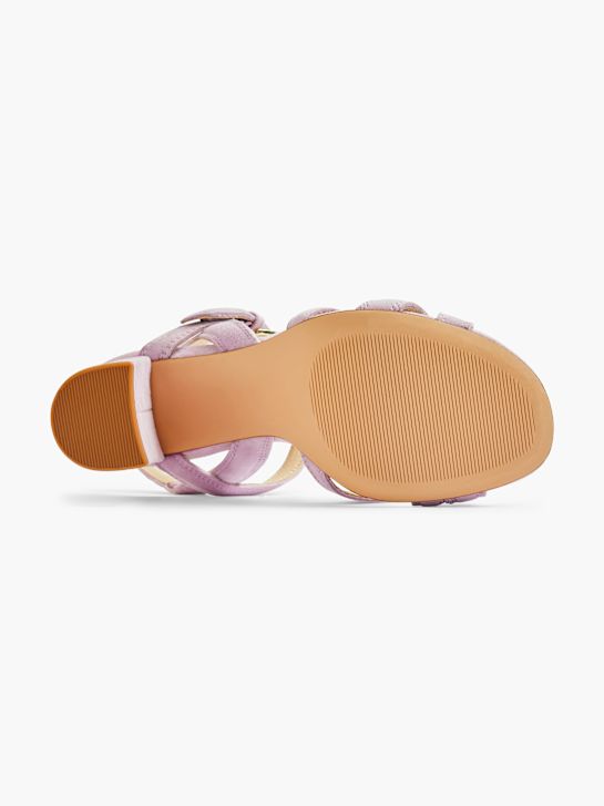 5th avenue heeled sandal purple deichmann