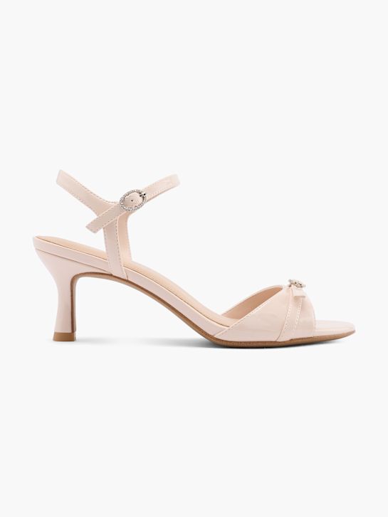 graceland heeled sandal beige deichmann