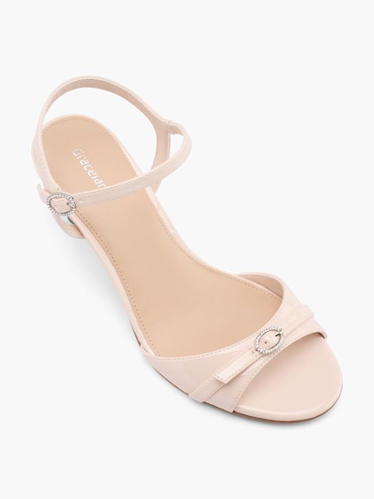 graceland heeled sandal beige deichmann