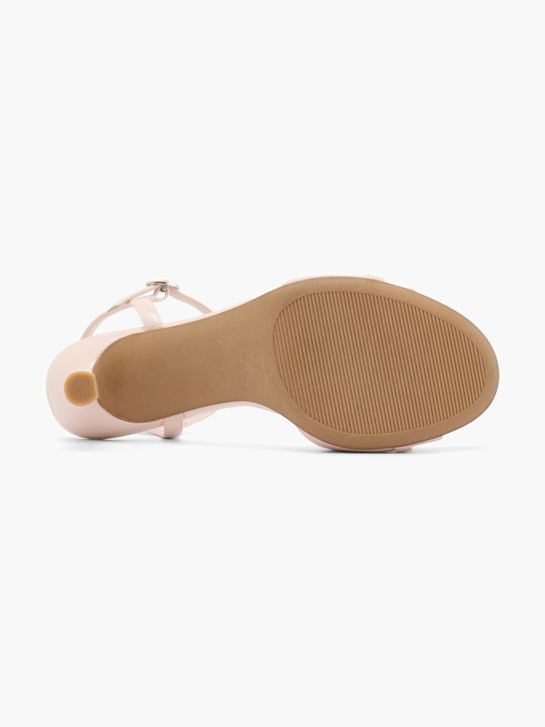 graceland heeled sandal beige deichmann