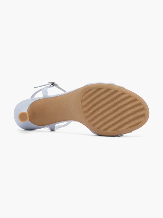 graceland heeled sandal blau deichmann