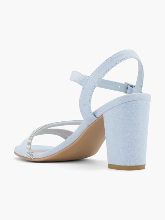 graceland heeled sandal blau deichmann