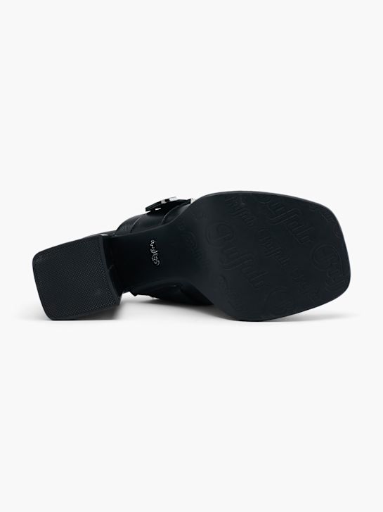 buffalo pantolette in schwarz deichmann