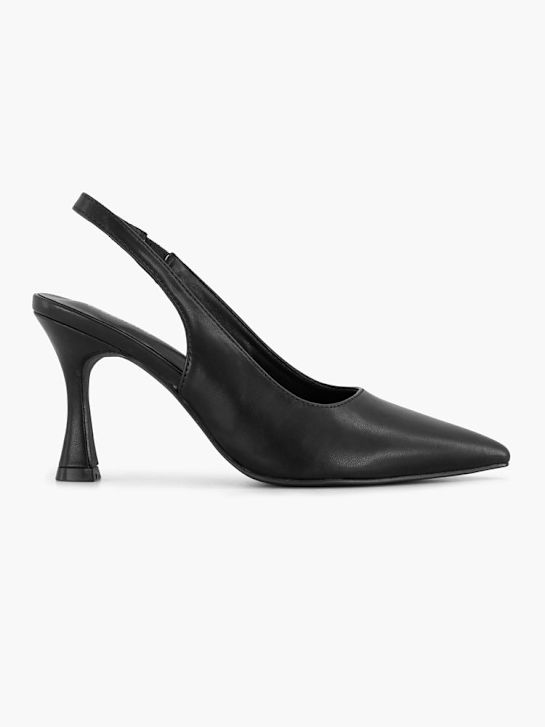 graceland slingback ferse schwarz deichmann