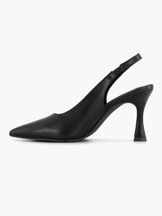 graceland slingback ferse schwarz deichmann