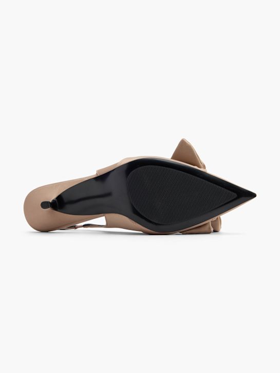 catwalk slingback ferse taupe deichmann