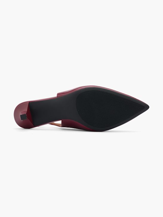 catwalk slingback ferse rot deichmann