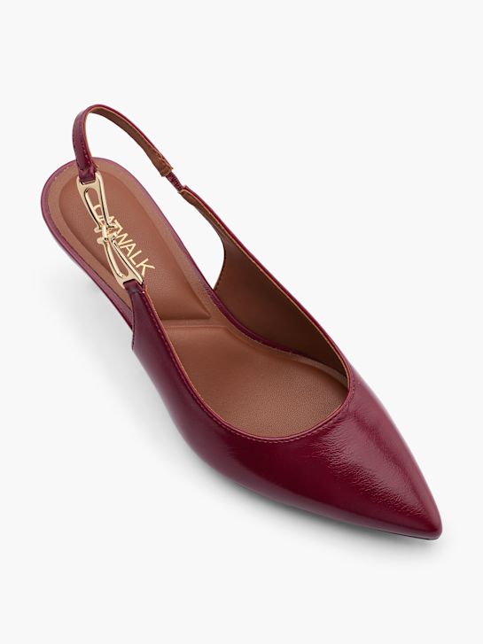 catwalk slingback ferse rot deichmann