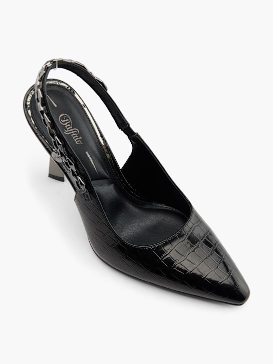 buffalo slingback ferse schwarz deichmann