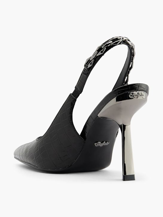 buffalo slingback ferse schwarz deichmann