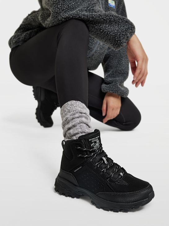 skechers klettern lace-up boot black deichmann