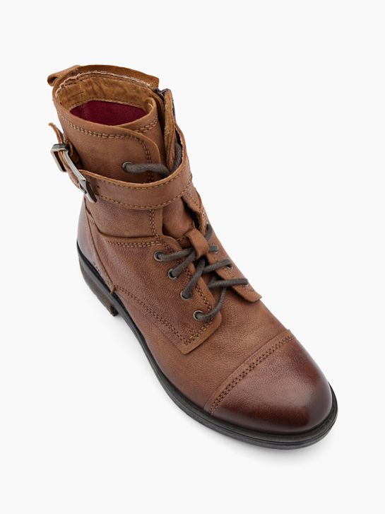 5th avenue laced ankle boot-cognac deichmann