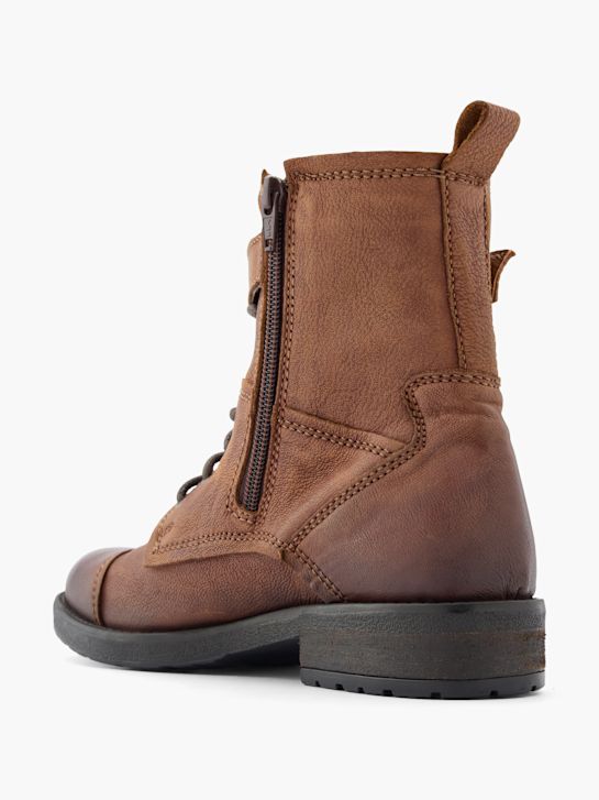 5th avenue laced ankle boot-cognac deichmann