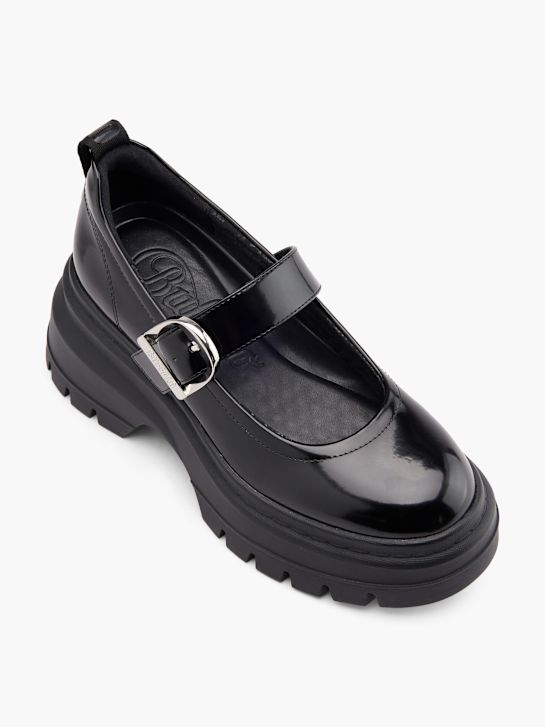 buffalo loafer in schwarz deichmann