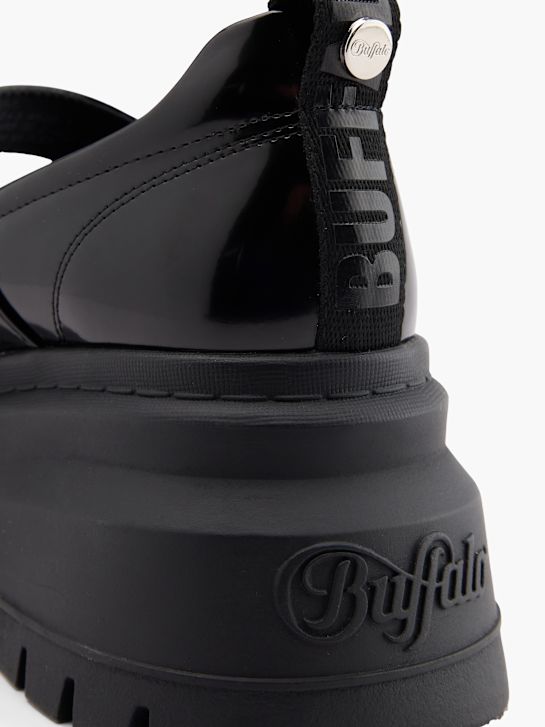 buffalo loafer in schwarz deichmann