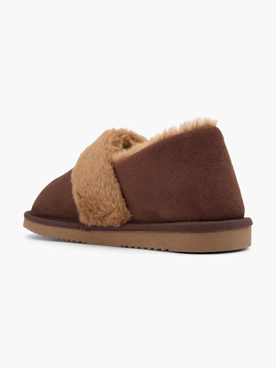 esprit plüsch slipper braun deichmann