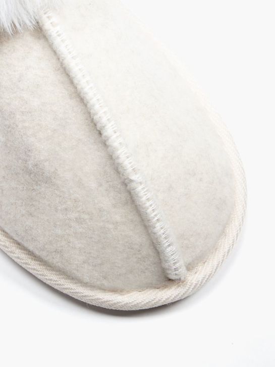 casa mia plüsch slipper creme deichmann