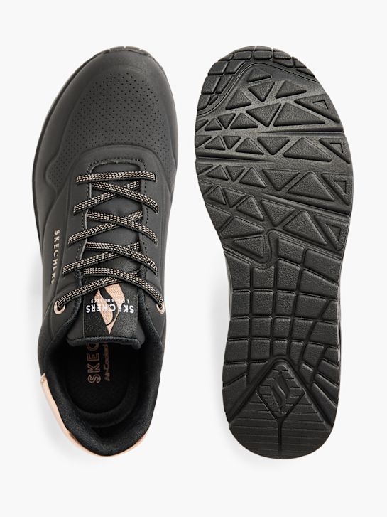 skechers uno - shimmer entfernt slip-on trainers black deichmann