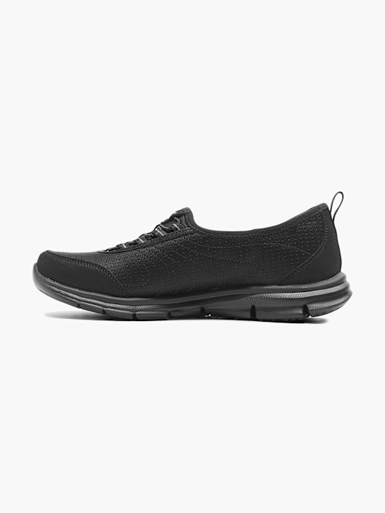skechers belebt slip-on trainers black deichmann