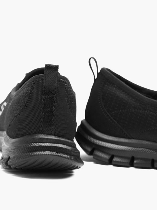 skechers belebt slip-on trainers black deichmann