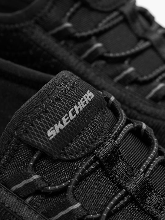 skechers belebt slip-on trainers black deichmann