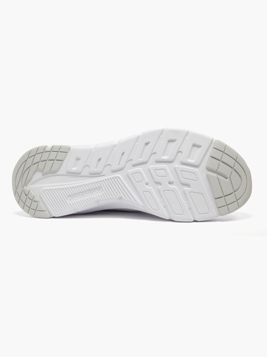 skechers arch komfort amp swift-fit-slip-on trainers white deichmann