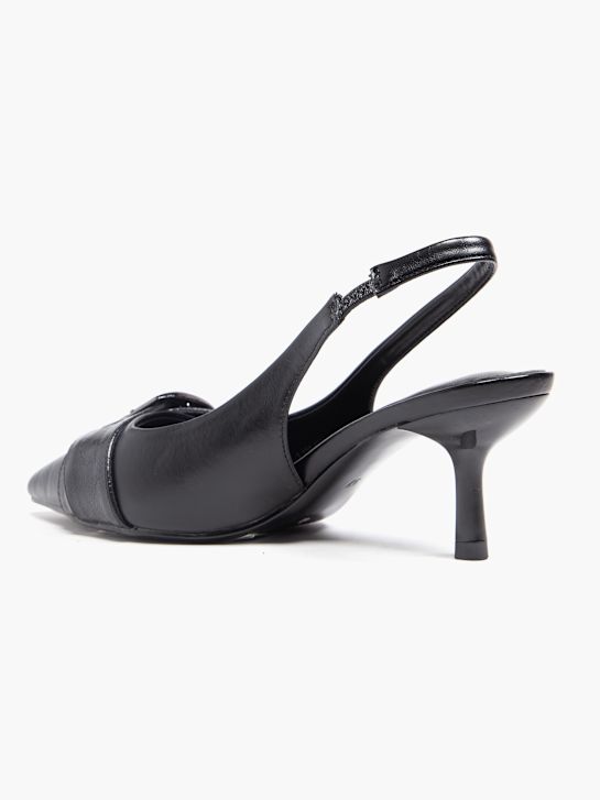 catwalk slingback ferse schwarz deichmann